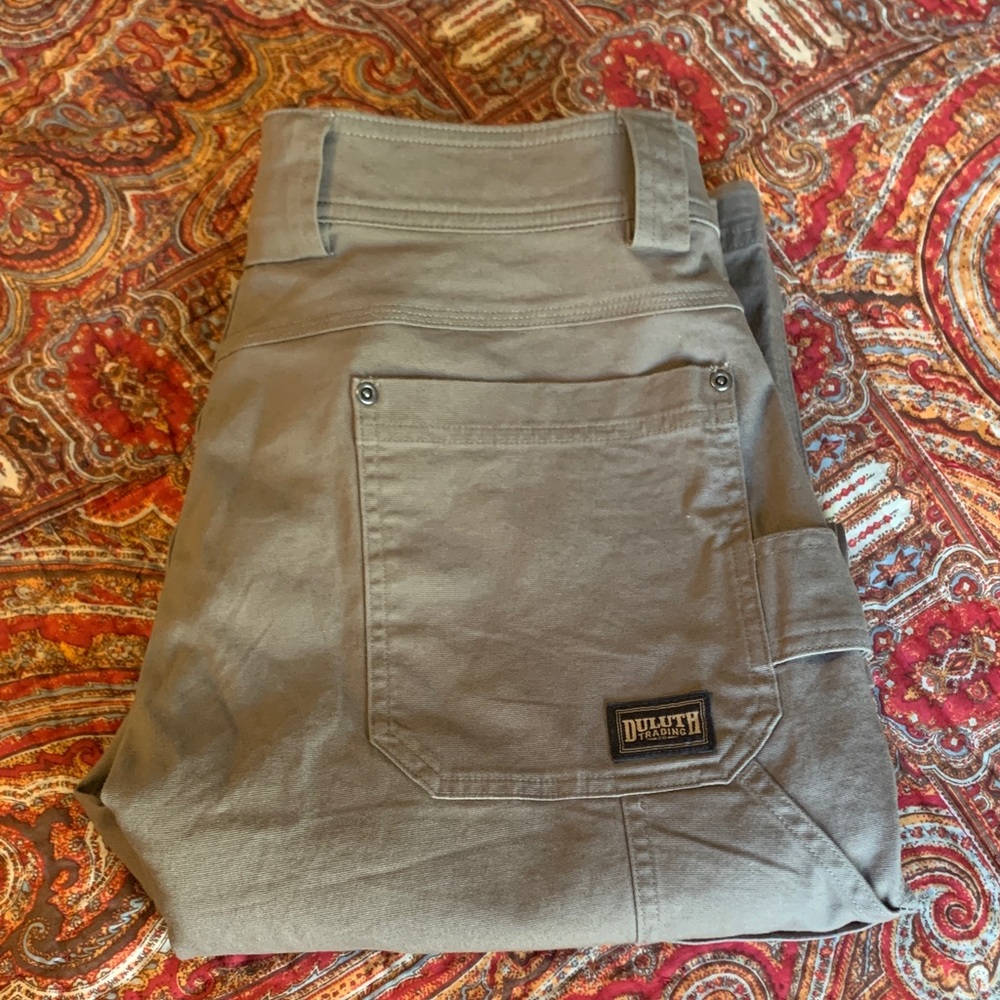 Duluth Trading Co. Khaki Utility Pants